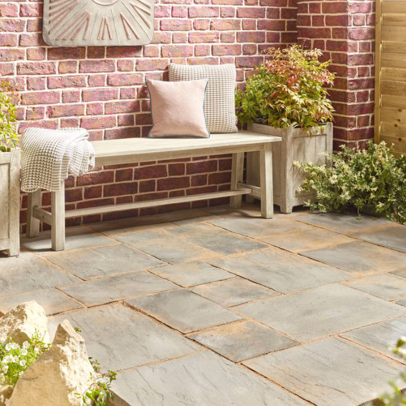 300 x 300mm Abbey Paving Slab - Antique - Pack of 56