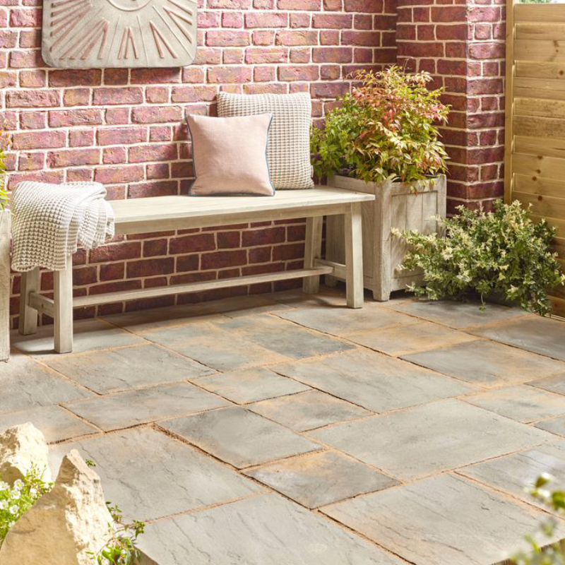 600 x 600mm Abbey Paving Slab - Antique - Pack of 28