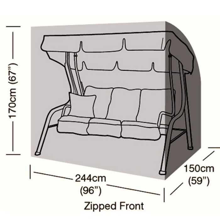 Deluxe - 3/4 Seater Swing Seat Cover - 244cm