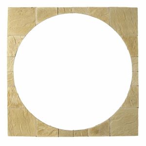 2.4mtr Abbey Paving Circle Squaring off Kit - York Gold