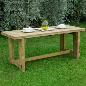 Hartwood 1.8m Sleeper Garden Table