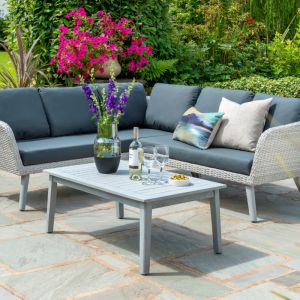 Macaw 4 Seater Rattan Corner Sofa Set