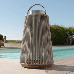 MZ Athena Large Solar Light - Light Grey 