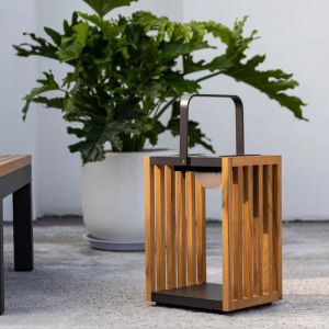 MZ Venus Small Solar Light - Wood