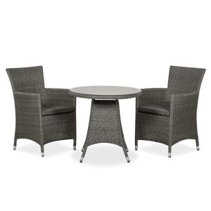 RC Paris 2 Seater Rattan Carver Round Dining Set 