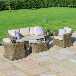 Cheltenham 5 Seater Sofa Set with Fire Pit