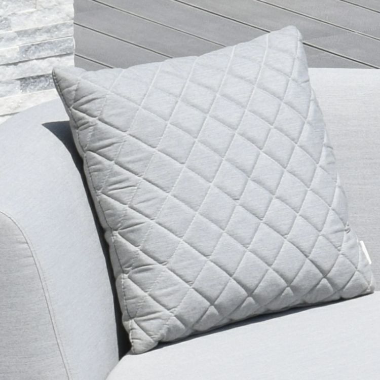 MZ Fabric Scatter Quilted Cushion - Flanelle