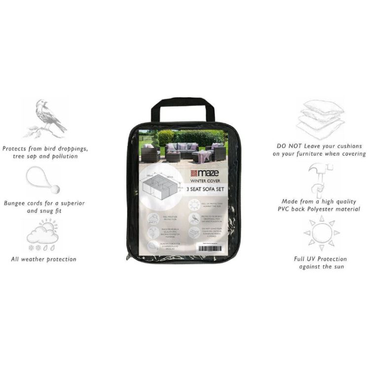 MZ 3 Seater Sofa Set Outdoor Cover 