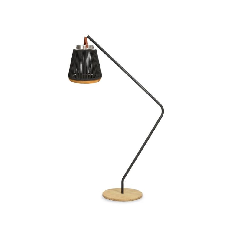 MZ Athena Small Solar Light With Stand - Charcoal 