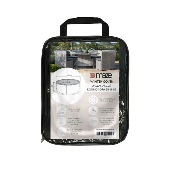 MZ Round Sofa Dining Set Outdoor Cover