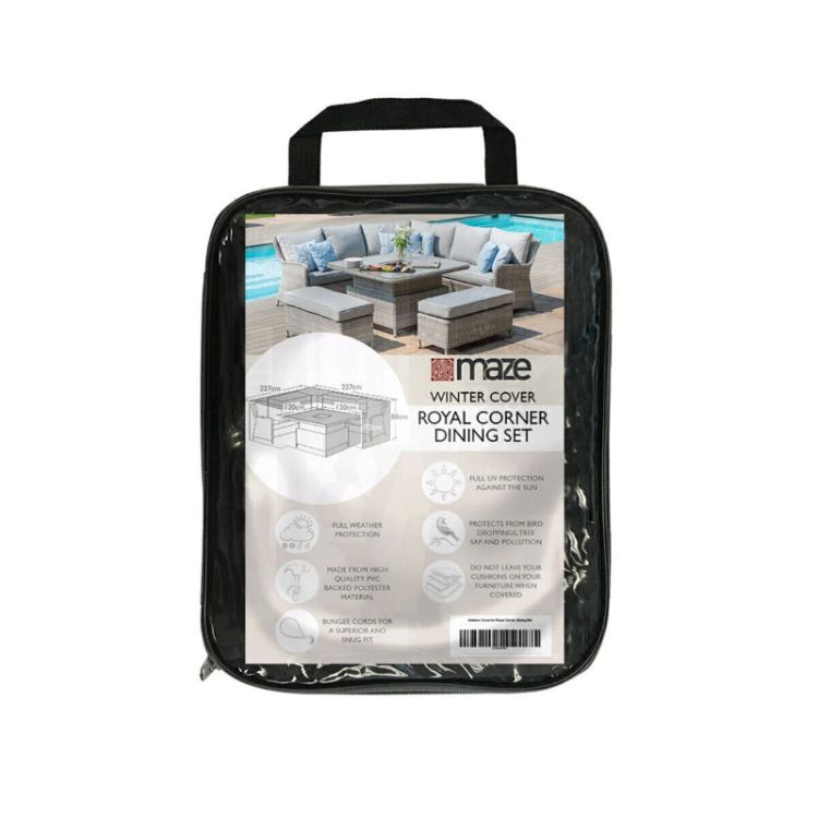 MZ Royal Corner Dining Set Outdoor Cover