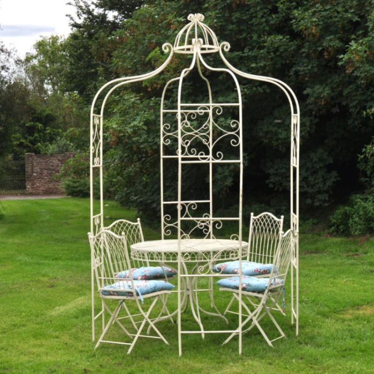 Osbourne Love Metal Gazebo - Cream