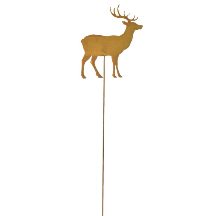 Osbourne Rusty Reindeer Garden Stake 