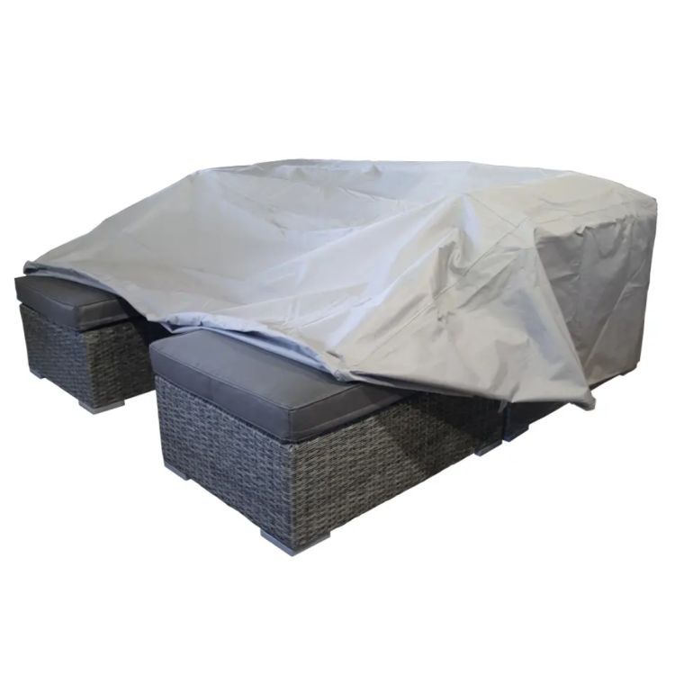 RC Double SunLounger Heavy Duty Cover - 180cm - Grey