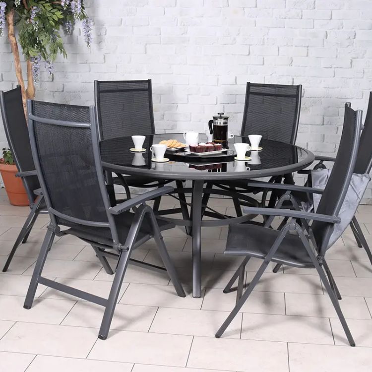 garden recliner chair set