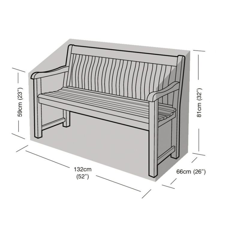 Super Tough 2 Seater Bench Cover - Green