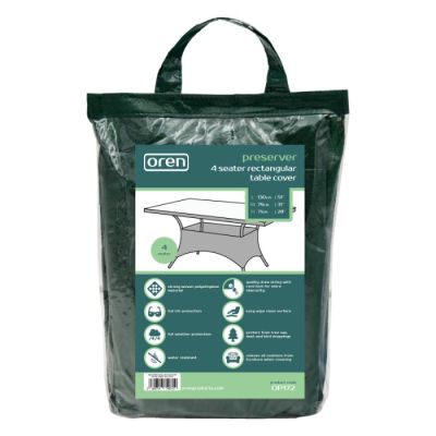 Preserver - 4 Seater Rectangular Table Cover - 130cm