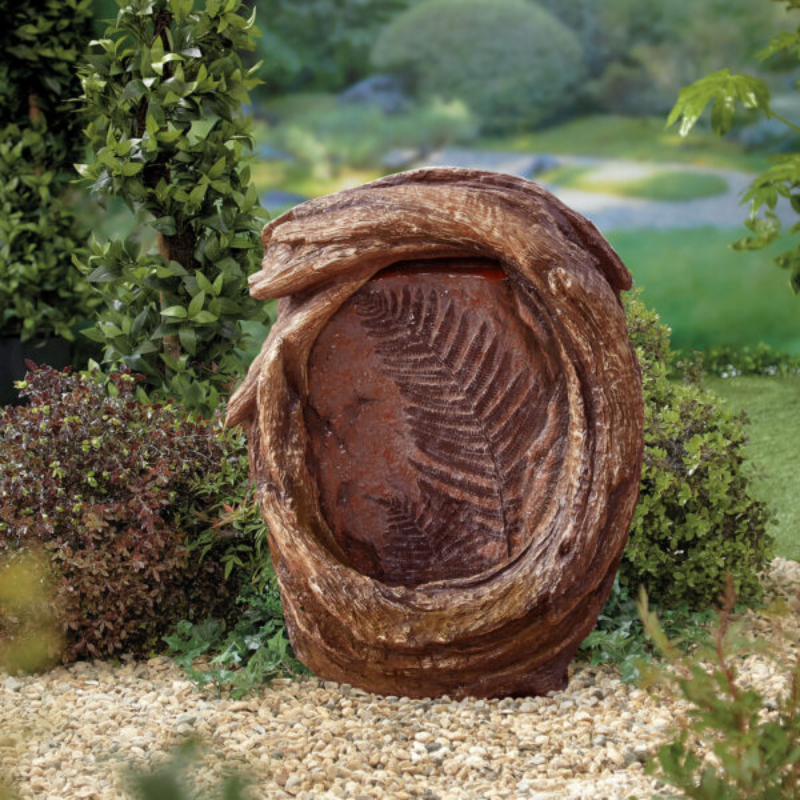 La Hacienda Forest Fern Water Feature Inc LEDS at Rattan Garden Furniture