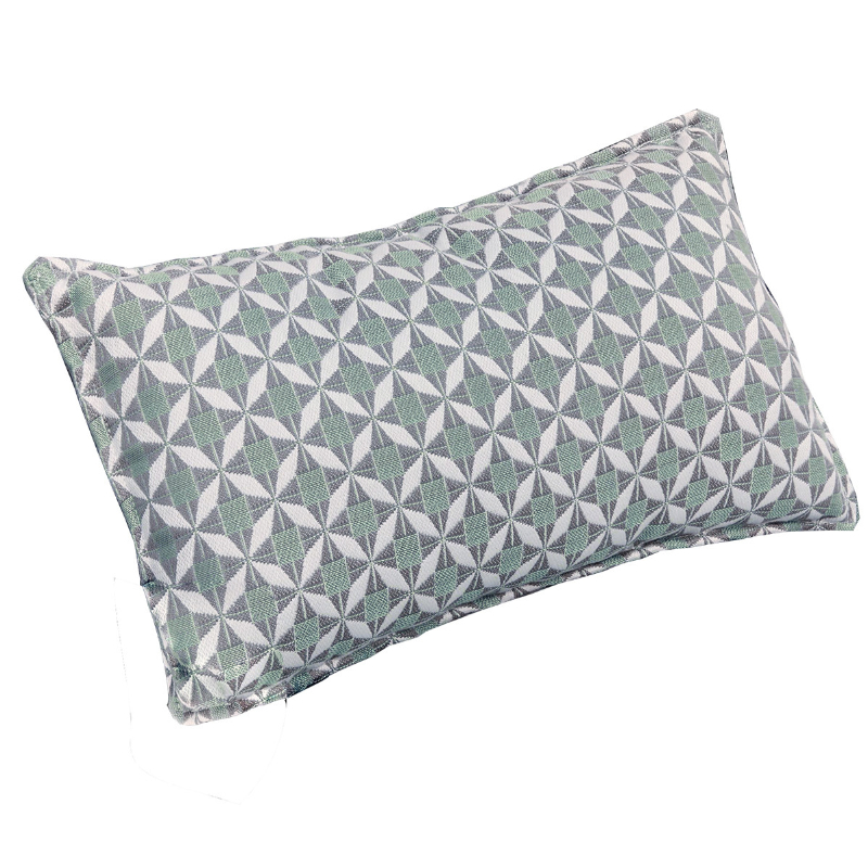 Granada Outdoor Sunbrella Fabric Bolster Cushion - Pack Of 2 - Mosaic Glacier