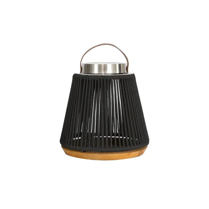 MZ Athena Small Solar Light - Charcoal at Rattan Garden Furniture