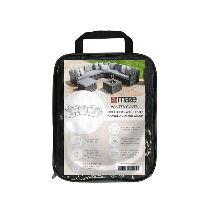 MZ Curved Corner Group Outdoor Cover