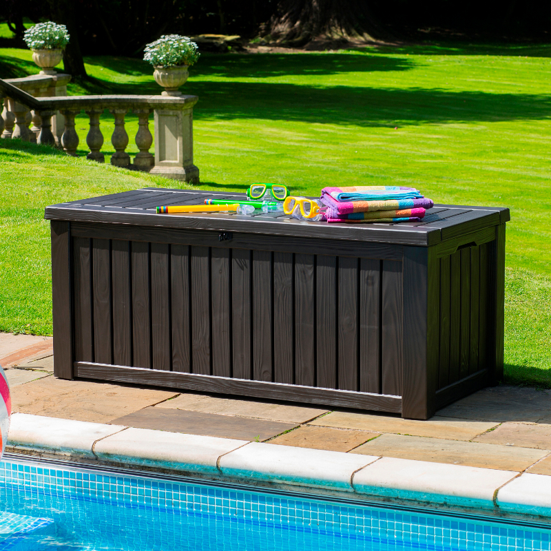 Norfolk 570L Resin Storage Box - Brown