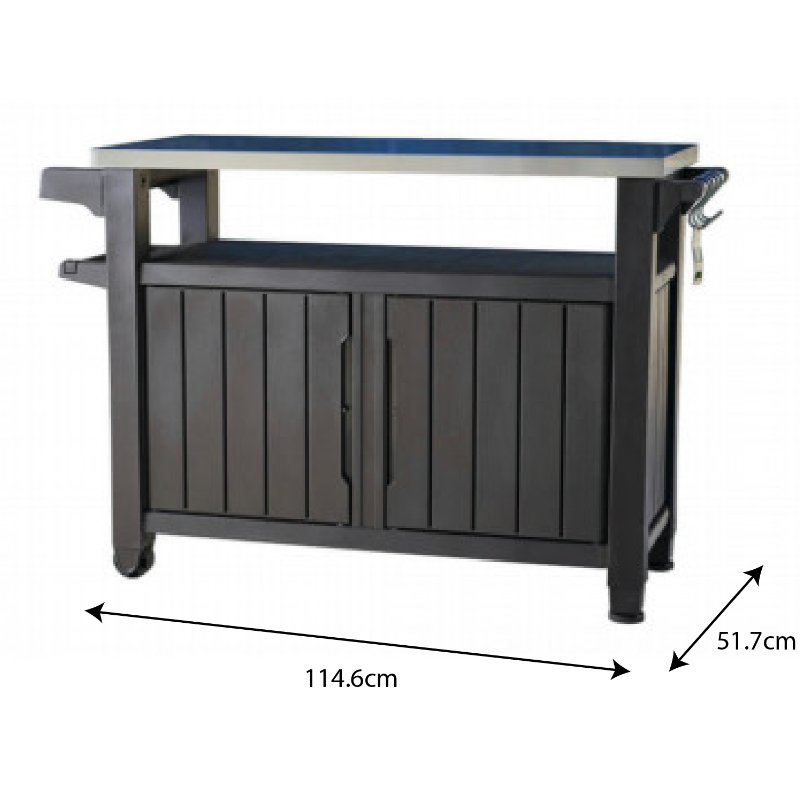 Norfolk Resin BBQ Double Table
