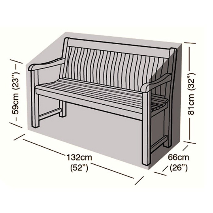 Preserver - 2 Seater Bench Seat Cover - 132cm