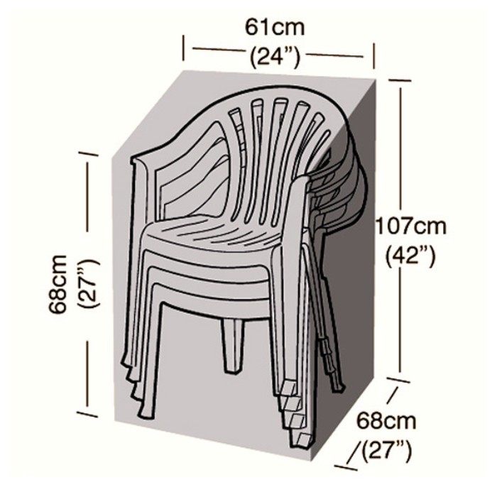 Deluxe - Stacking Chair Cover - 68cm