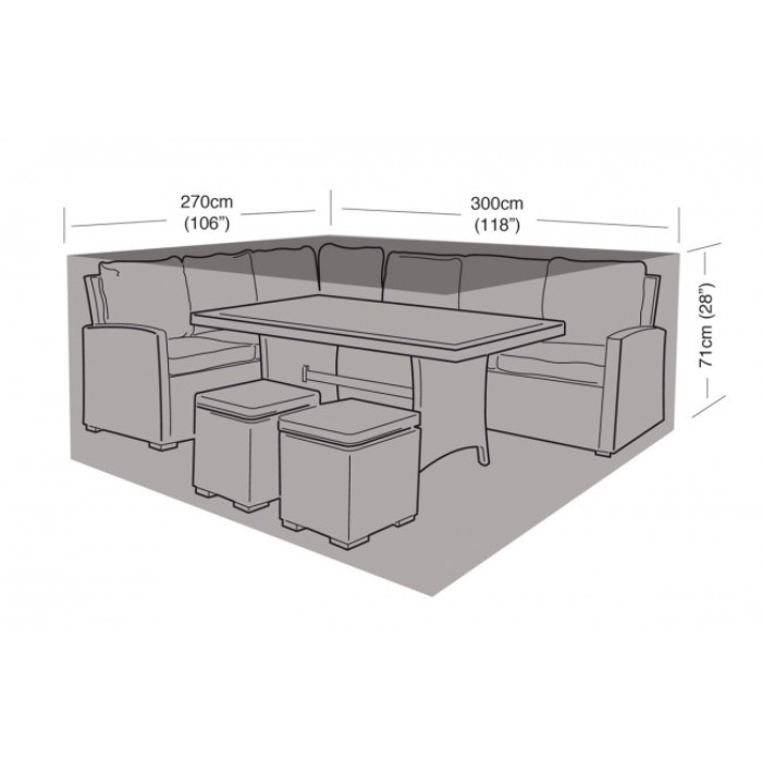 Oren Deluxe - Large Casual Dining Set Cover - 300cm