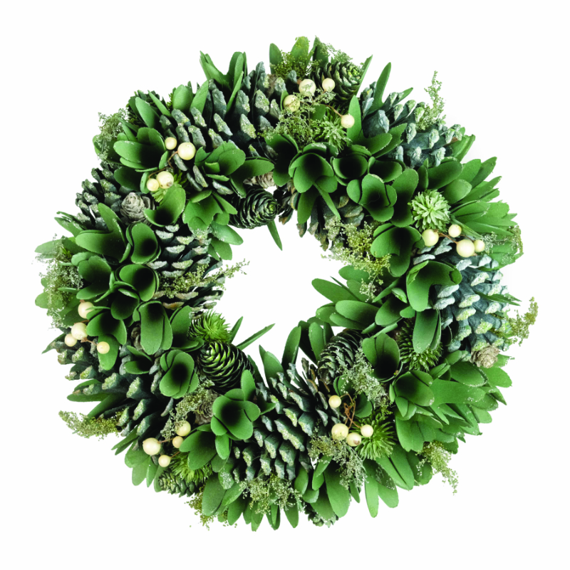 Osbourne Mistletoe Christmas Wreath - 36cm