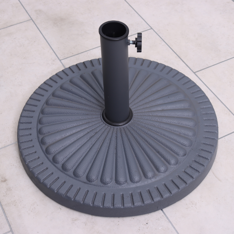 RC 14kg Poly Resin Base - Charcoal