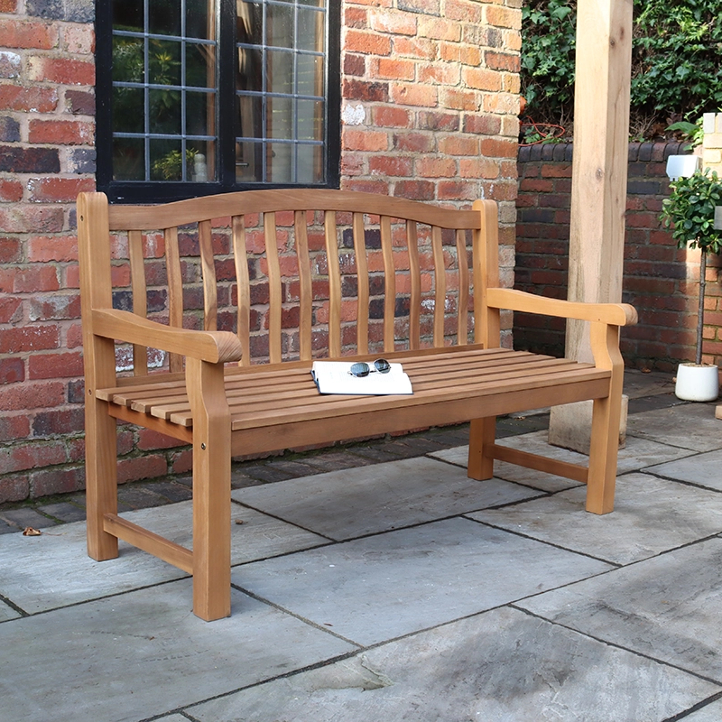 RC Lytham 3 Seater Wooden Bench
