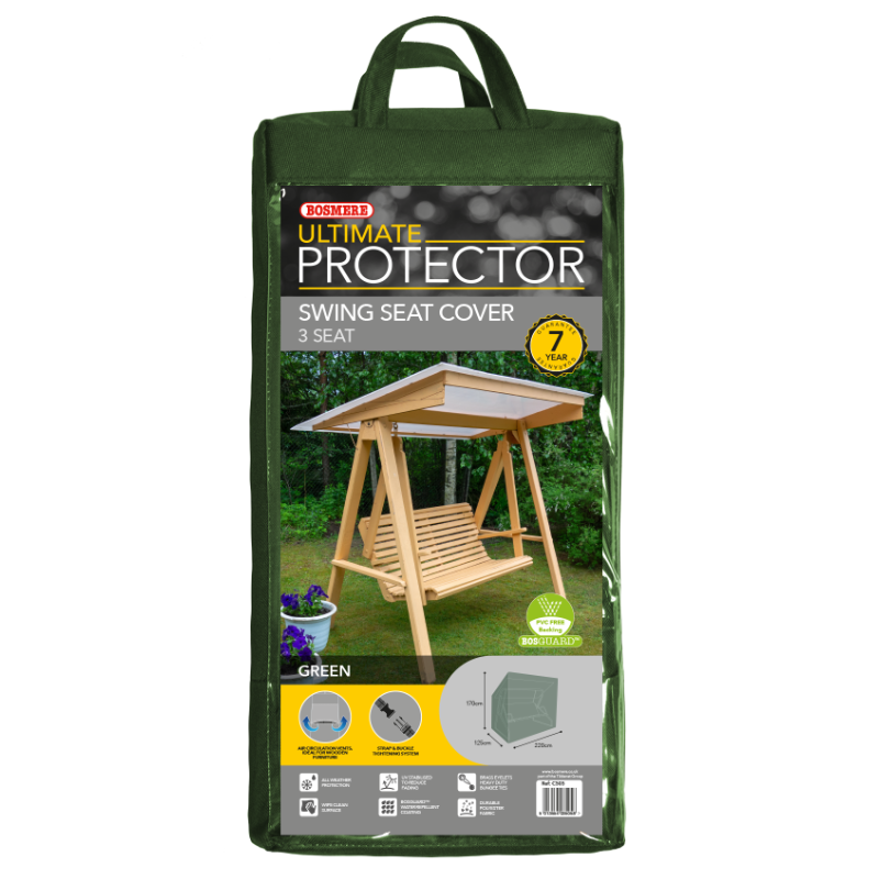Ultimate Protector 3 Seater Swing Seat Cover - Medium - Green