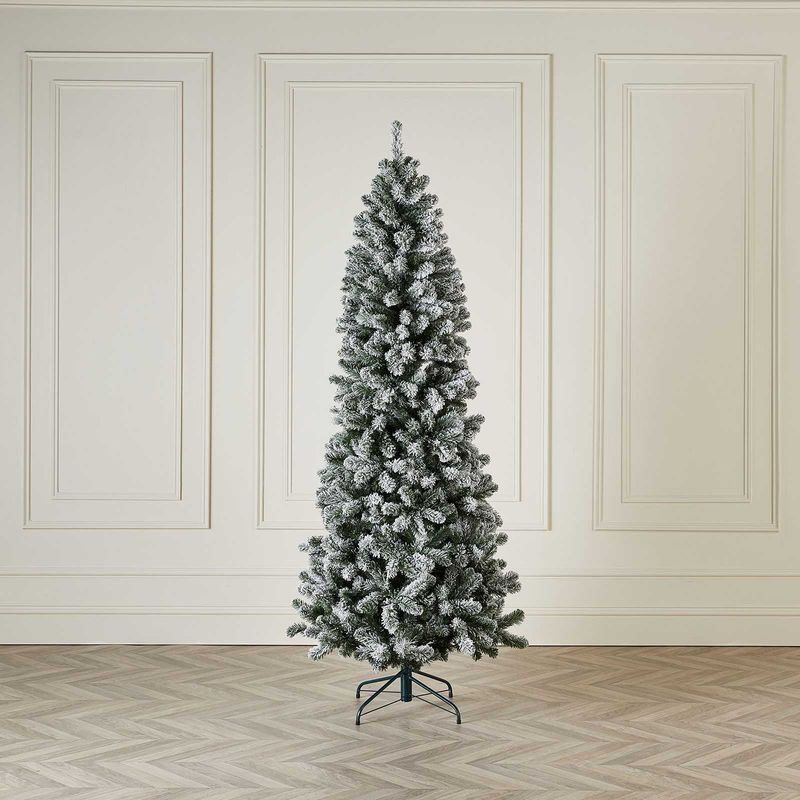 Vixen Balsam Fir Slim Frosted Christmas Tree - 7ft