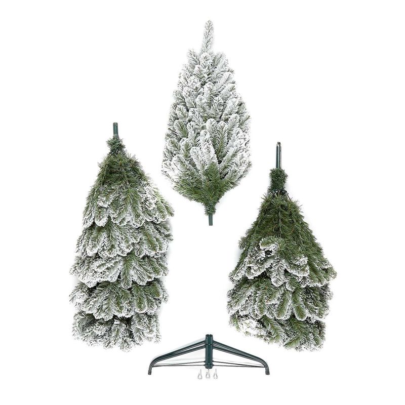 Vixen Balsam Fir Snowy Artificial Christmas Tree - 7ft