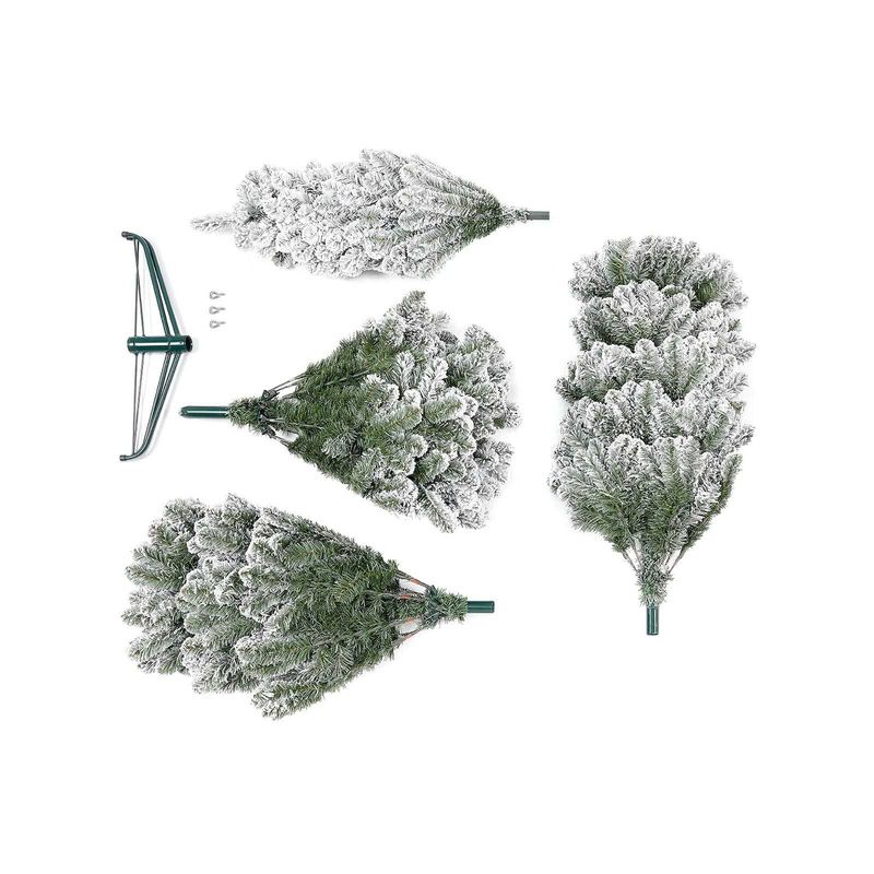 Vixen Balsam Fir Snowy Artificial Christmas Tree - 8ft