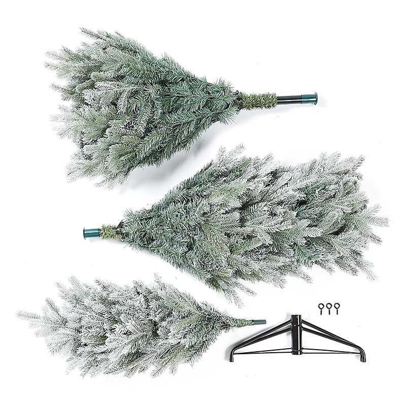 Vixen Sitka Spruce Frosted Artificial Christmas Tree - 6ft