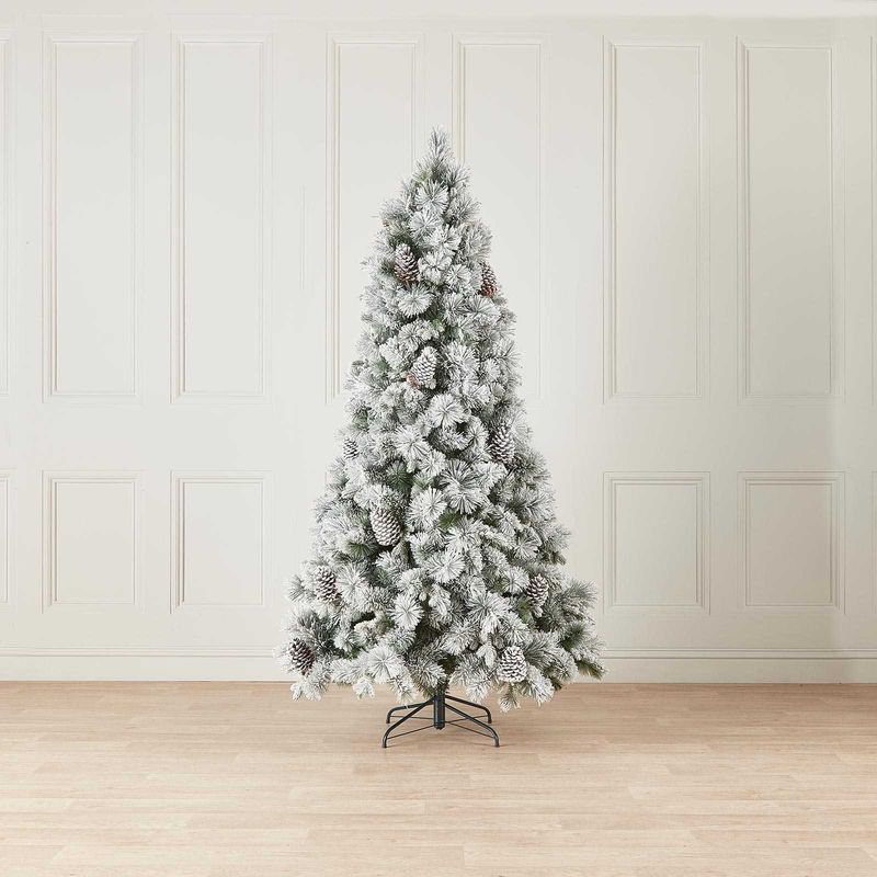 Vixen Virginia Pine Snowy Artificial Christmas Tree - 5ft